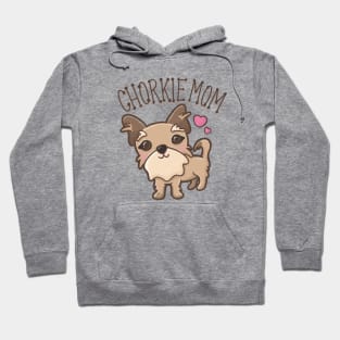 "Chorkie Mom" kawaii chorkie dog mom Hoodie